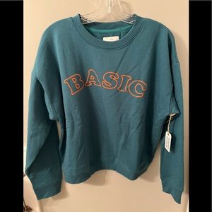 Common Threads Green Sweatshirt-NWT! ✨